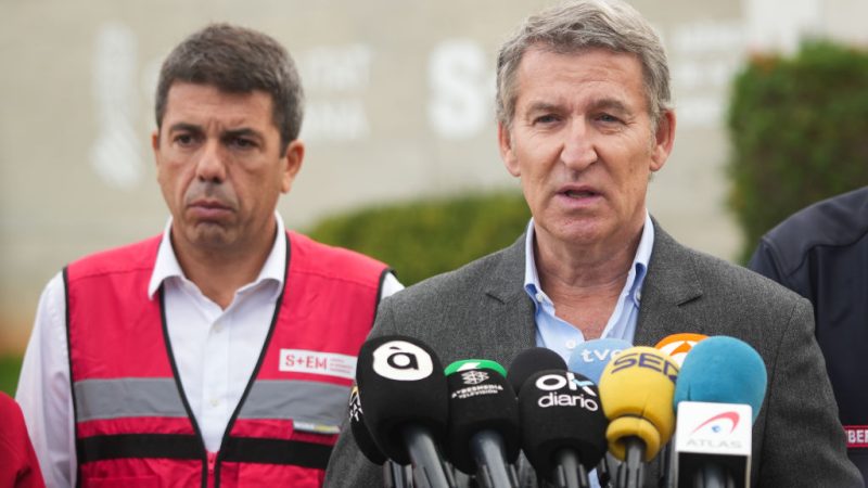 PP 지도자, 발렌시아 홍수에 대한 스페인 정부의 과실 비난